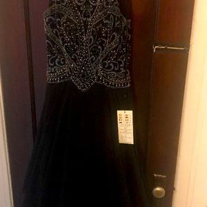Black formal dress